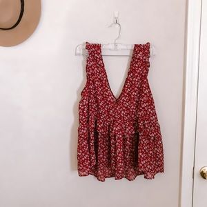 American Eagle Floral Tank